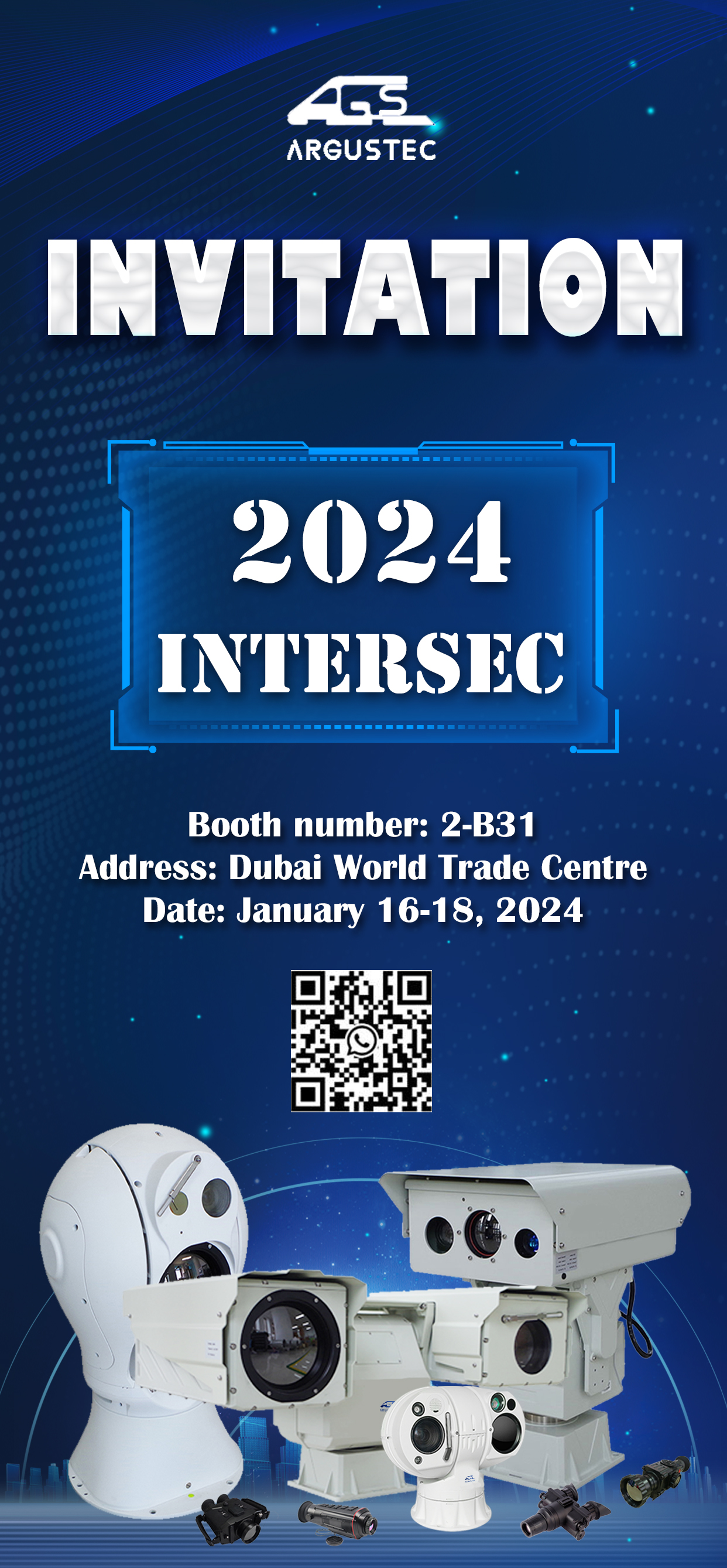 Shandong argustec apparirà alla Dubai Prevention Exhibition del 2024 (Intersec)